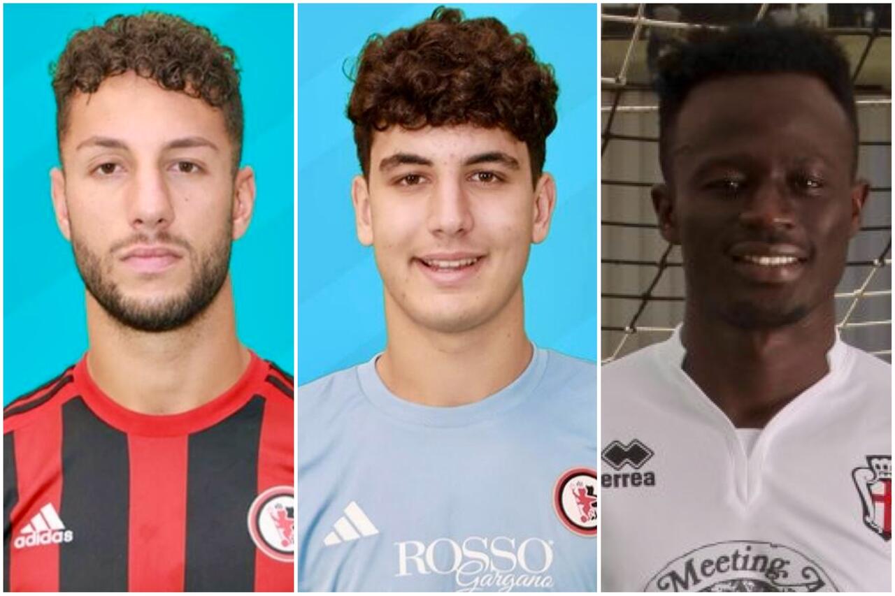 Da sx: Luca Di Modugno, Luca De Simone, Dramane Konatè