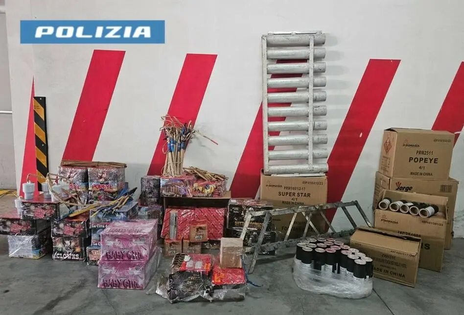 Estate Sicura 2024: Polizia sequestra 230 kg di fuochi d’artificio
