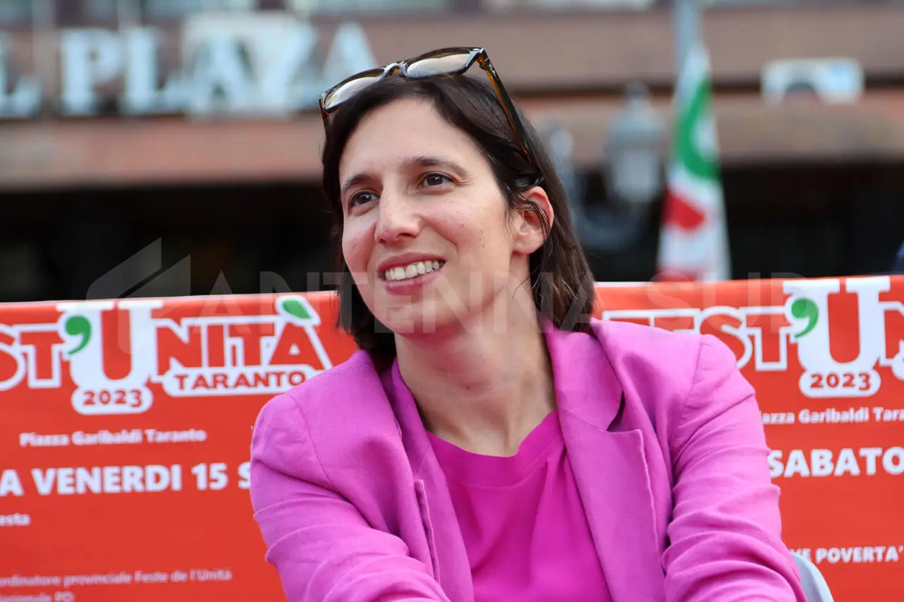 Elly Schlein (foto Todaro/AntennaSud)