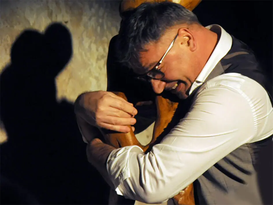 Francesco Evangelista in scena