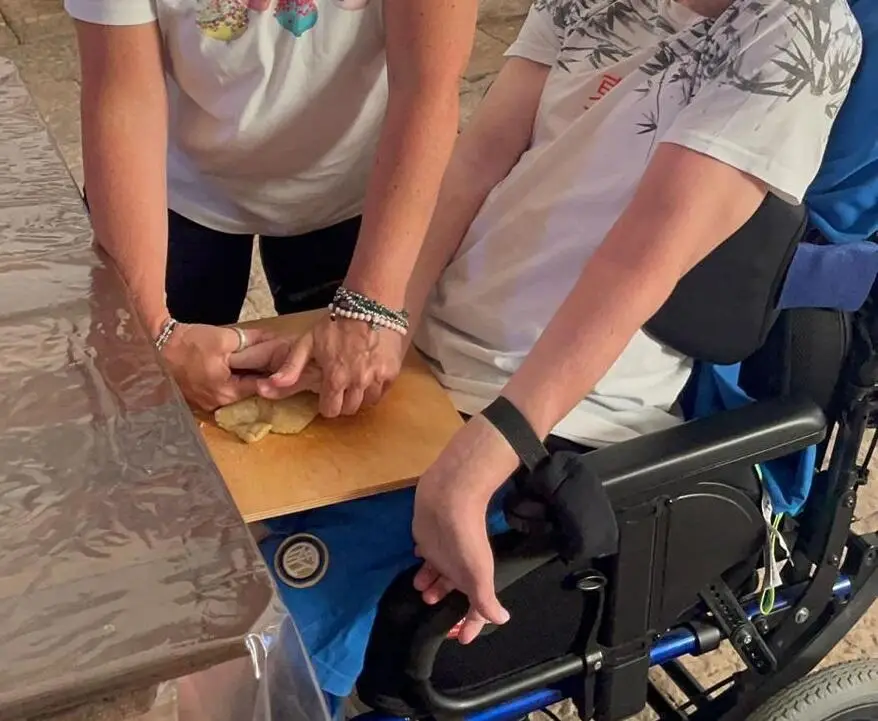 Tre giorni di terapia con la natura per bambini con disabilità