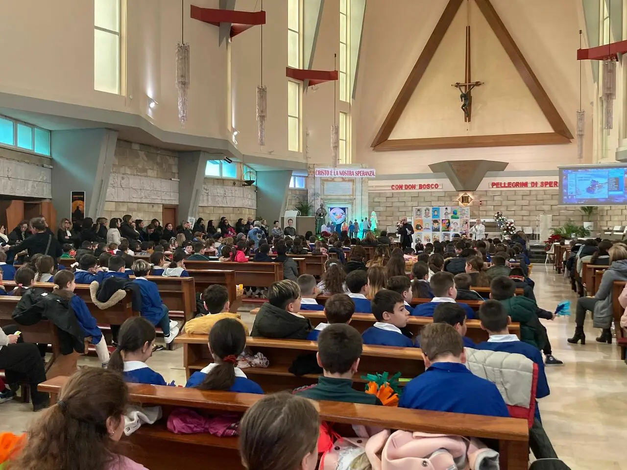Gli alunni della San Giovanni Bosco celebrano il loro Santo Patrono