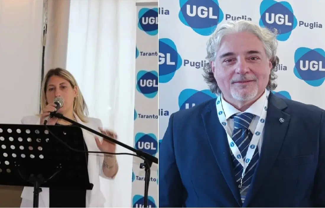 Cira Basile e Alessandro Calabrese - UGL Taranto