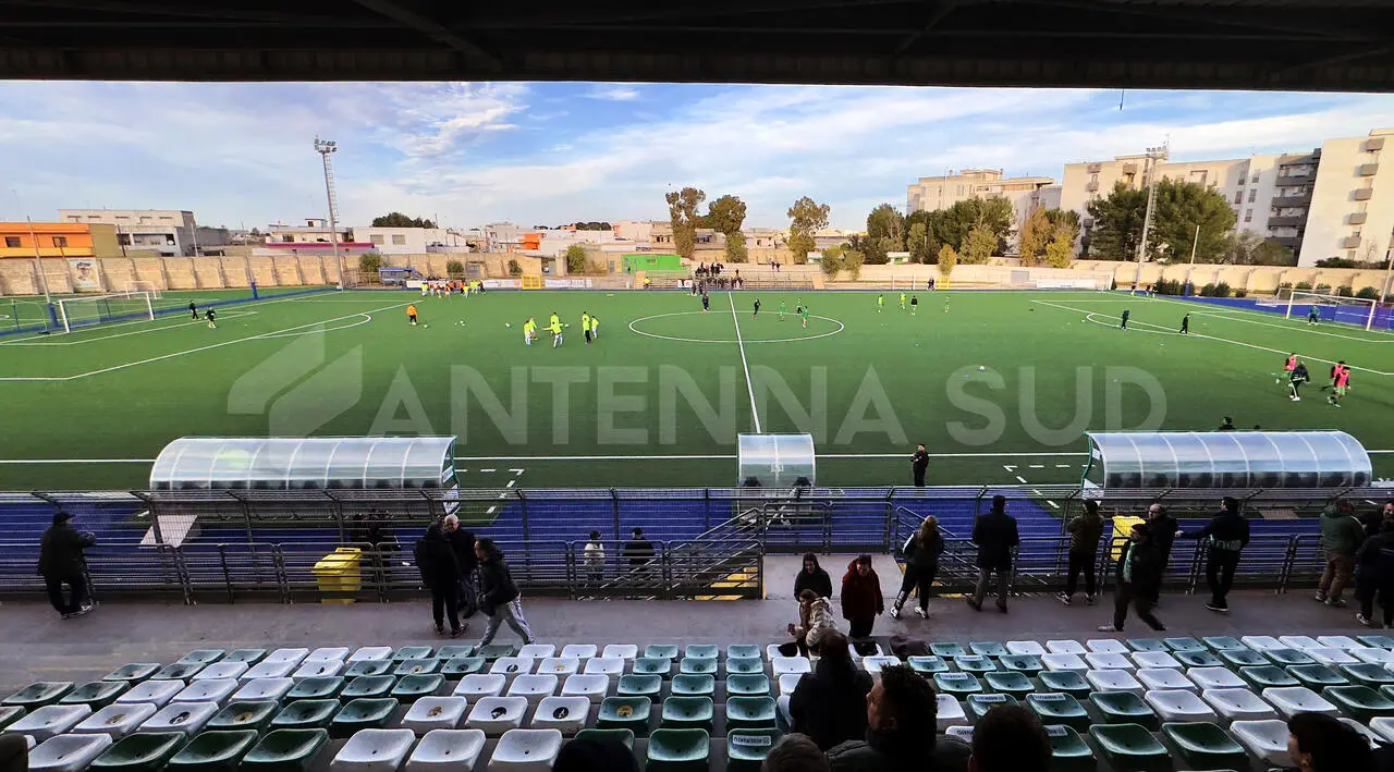 Lo stadio Dimitri di Manduria (foto Todaro/AntennaSud)
