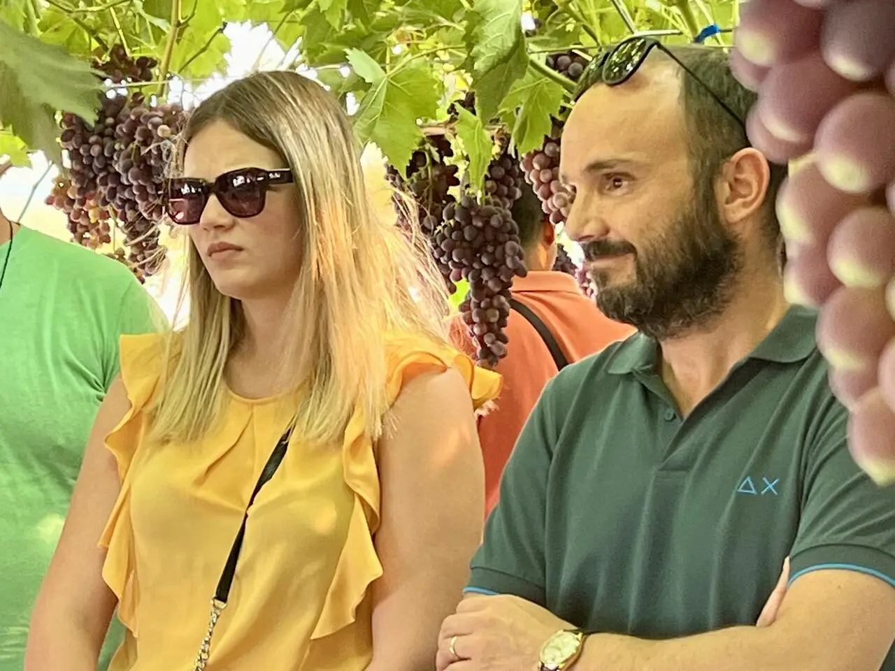 L’assessora Piergianni con il sindaco D’Alò