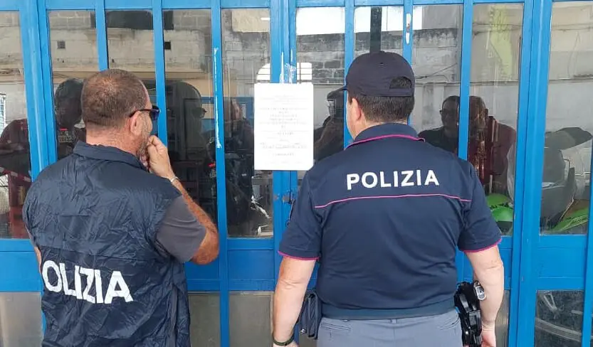San Marzano. La Polizia di Stato chiude un’autofficina abusiva