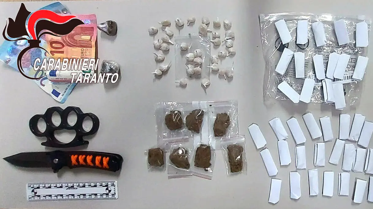 Castellaneta, armi e droga in discoteca