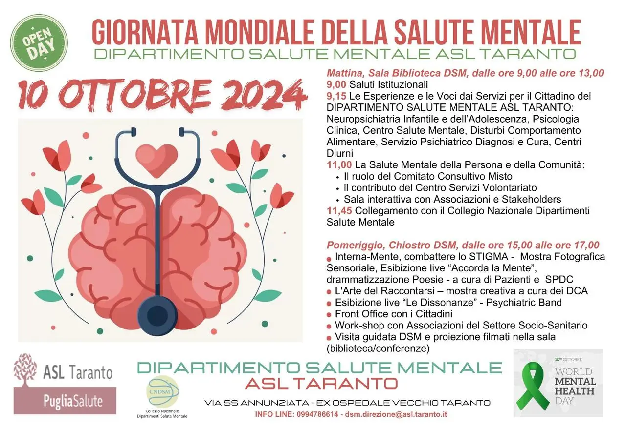 Open day Dipartimento di Salute Mentale