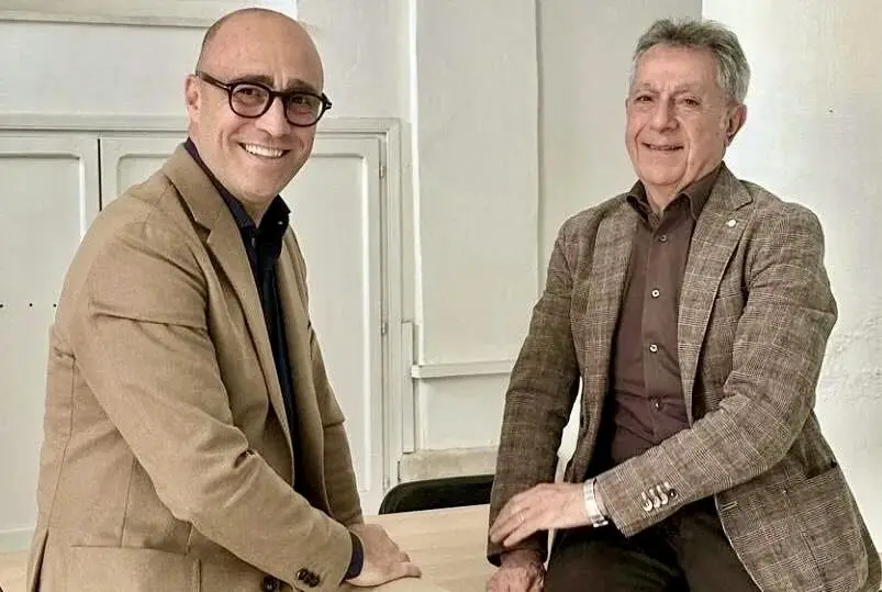 Piero Bitetti, neo sindaco di Taranto, con Michele Tucci