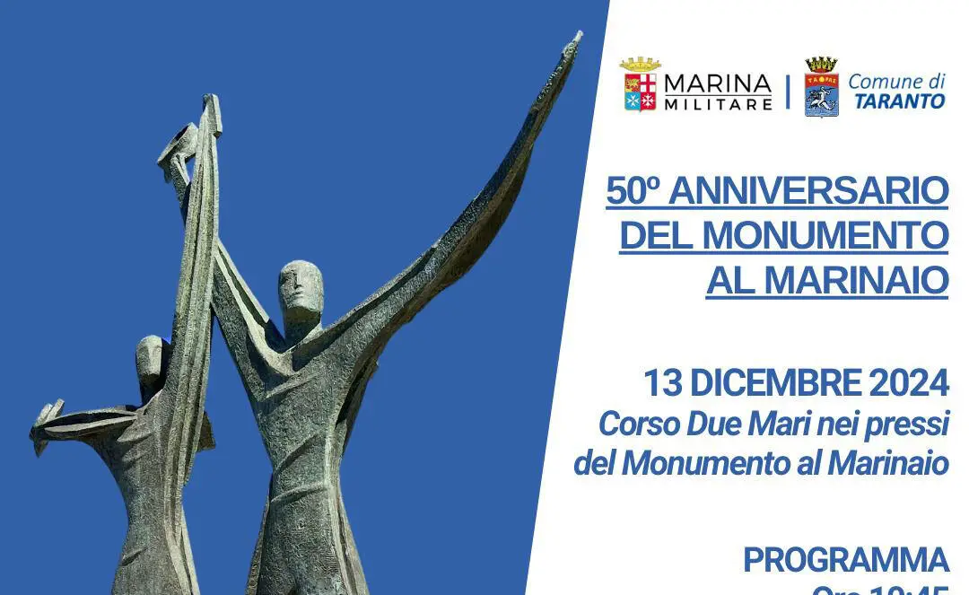 Taranto celebra i 50 anni del Monumento al Marinaio