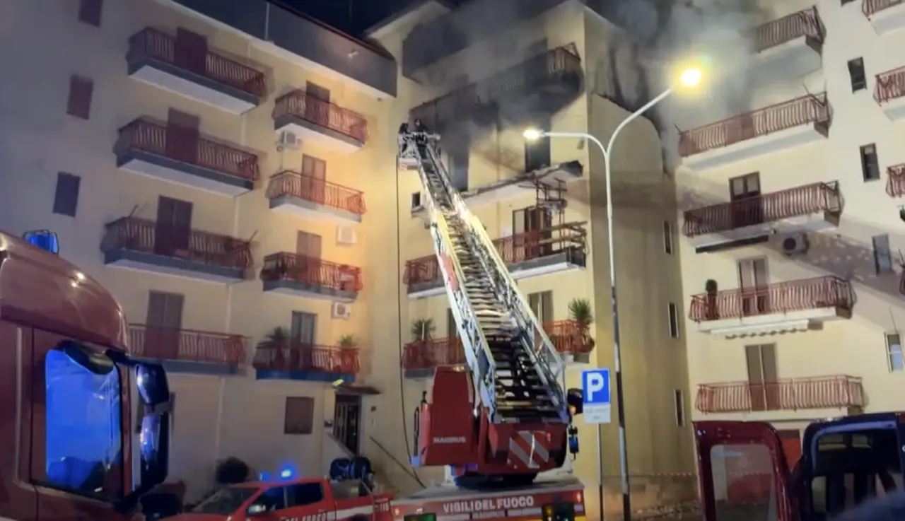 Incendio a Castellaneta