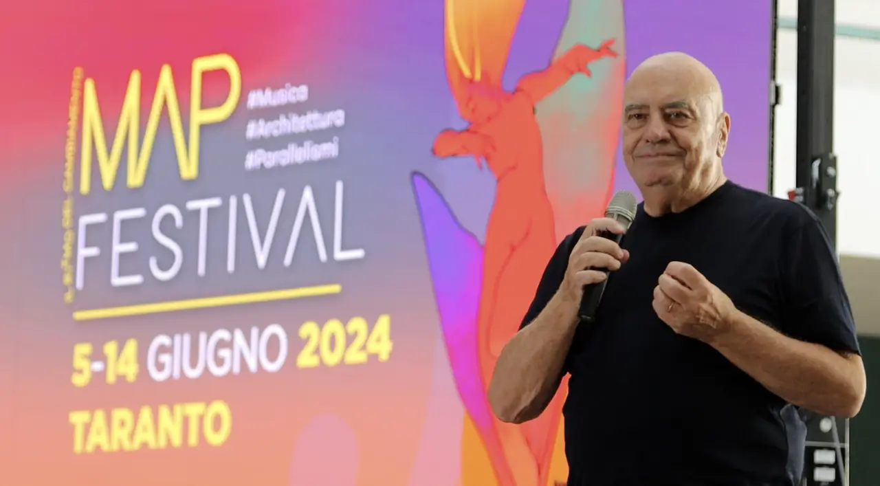 Massimiliano Fuksas al MAP Festival (foto Massimo Todaro)
