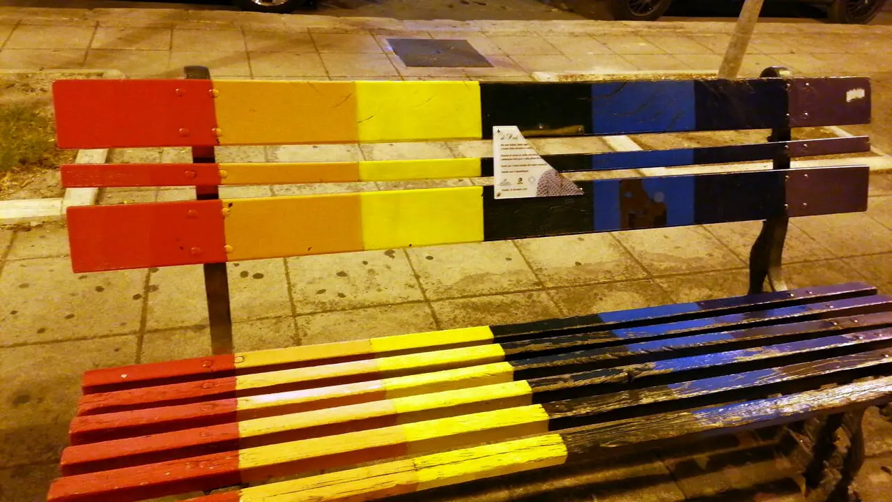 Panchina dedicata a Mimmo Martucci