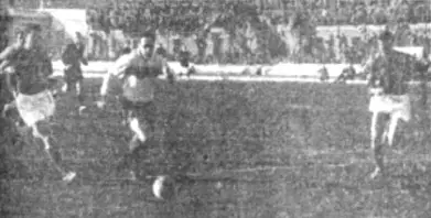 In foto Biagioli al vecchio stadio Mazzola in Taranto-Potenza 0-0 del 9 dicembre 1962