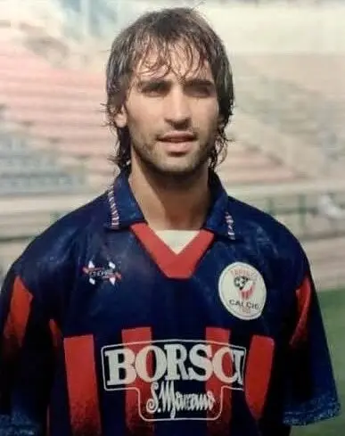 Piero Caputo, autore del gol vittoria del Taranto a Canosa