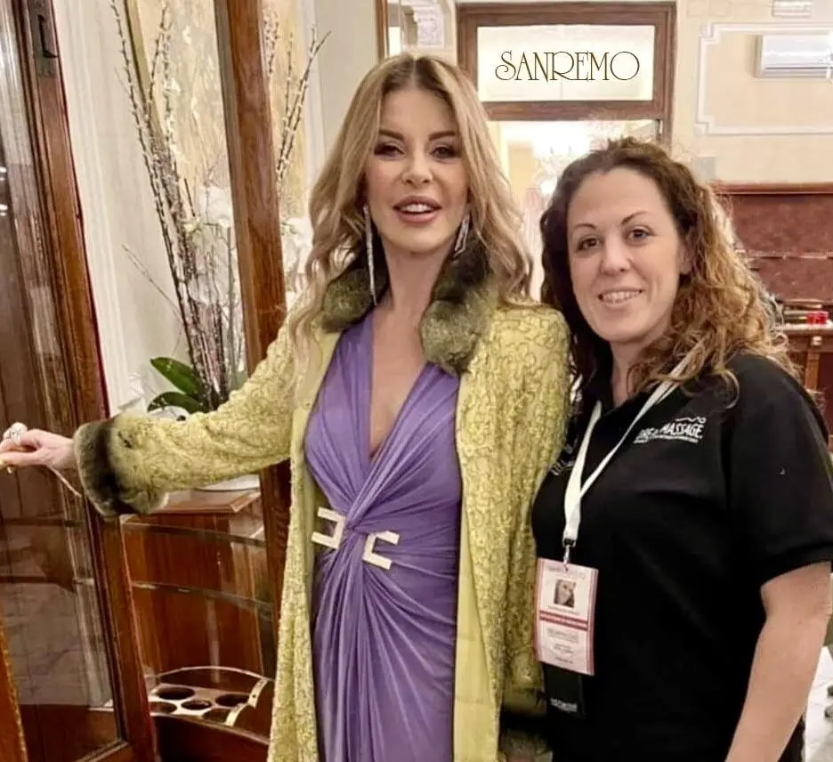 Barbara Maio con Alba Parietti