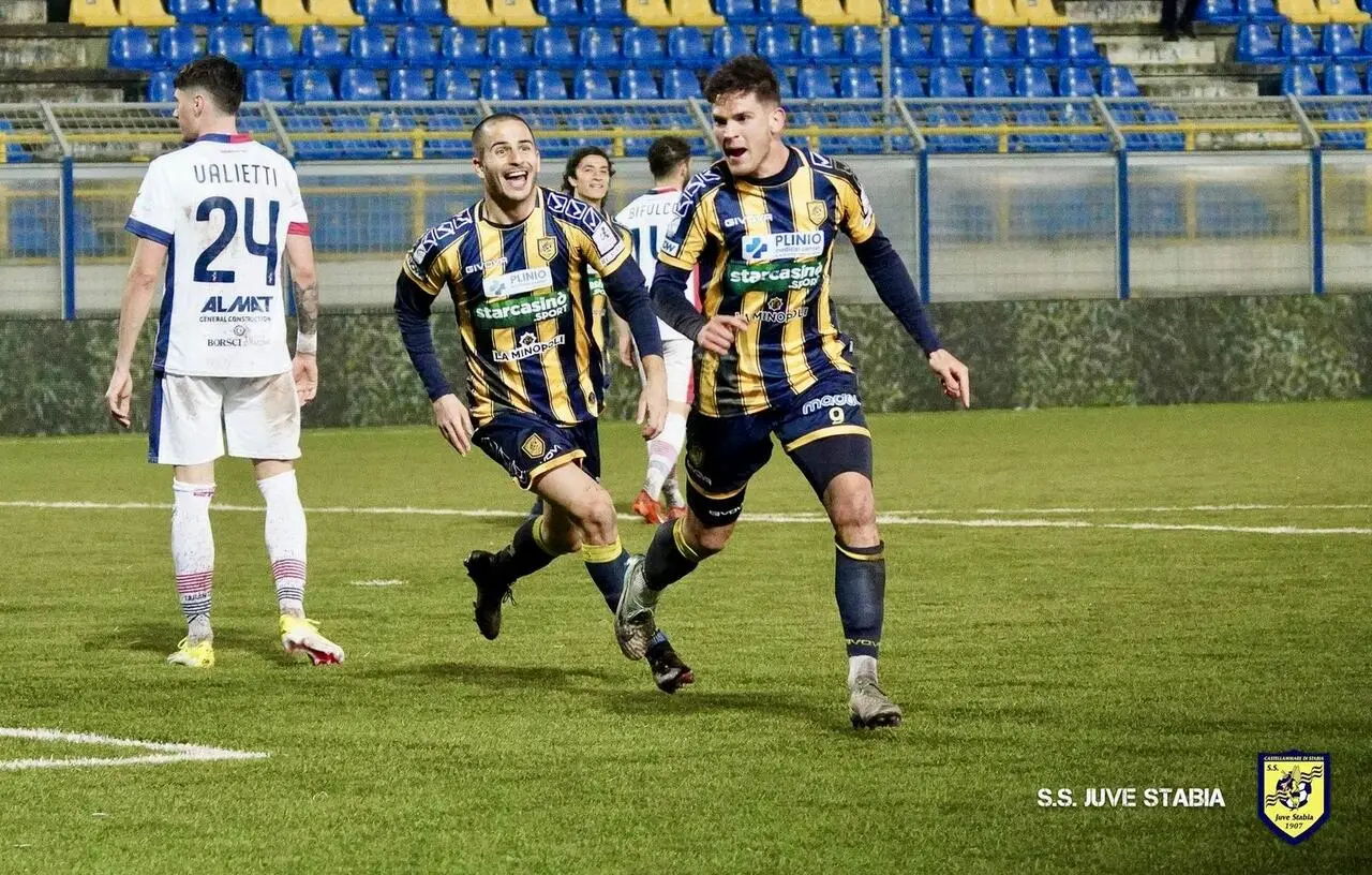 Andrea Adorante nella foto Pietro Volpe | SS. Juve Stabia