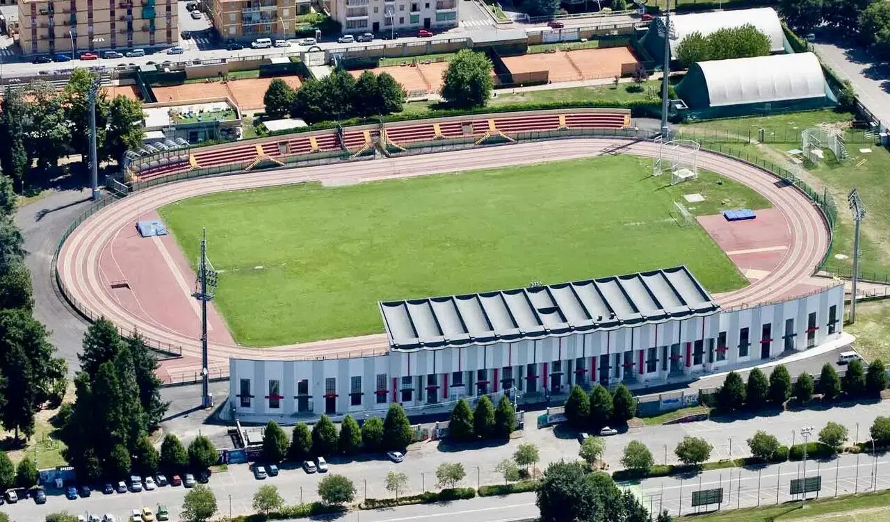 Lo stadio “Pozzo - Lamarmora” di Biella