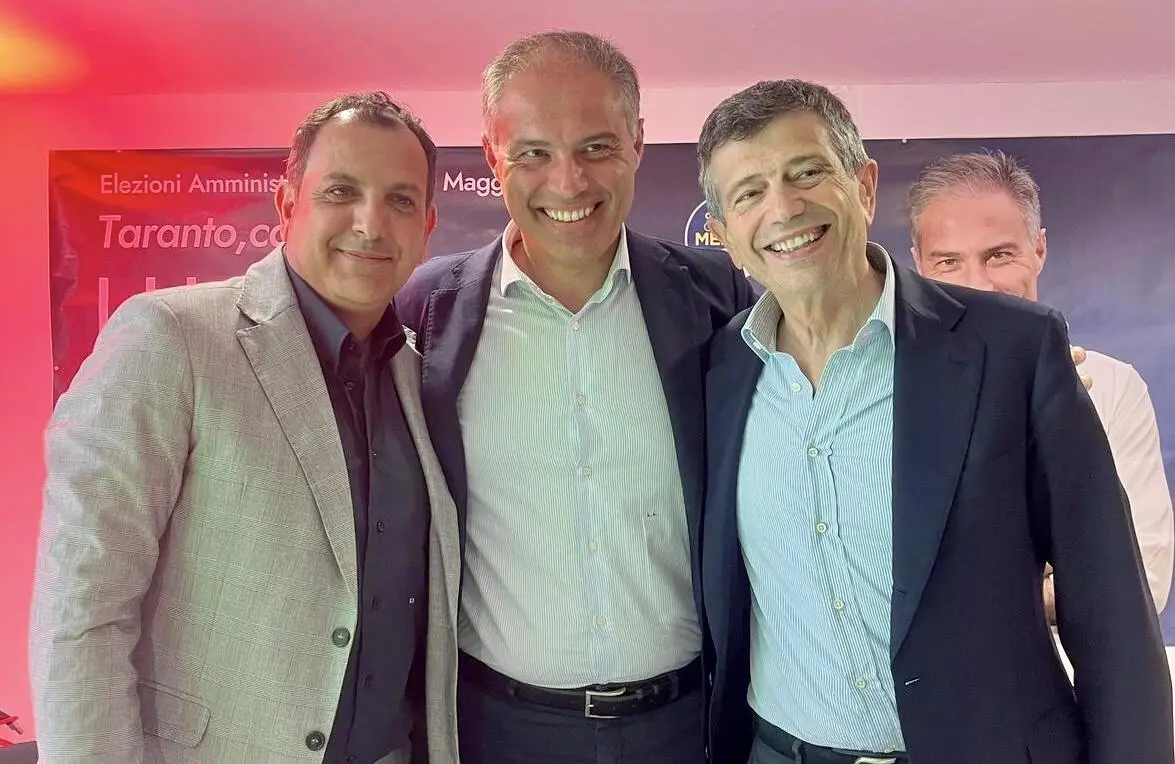 Da sx: Luigi Morgante, Luca Lazzaro, Maurizio Lupi