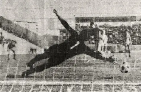 Il gol di Aristei su rigore nell'unica sfida di Serie B, datata 26 marzo 1972