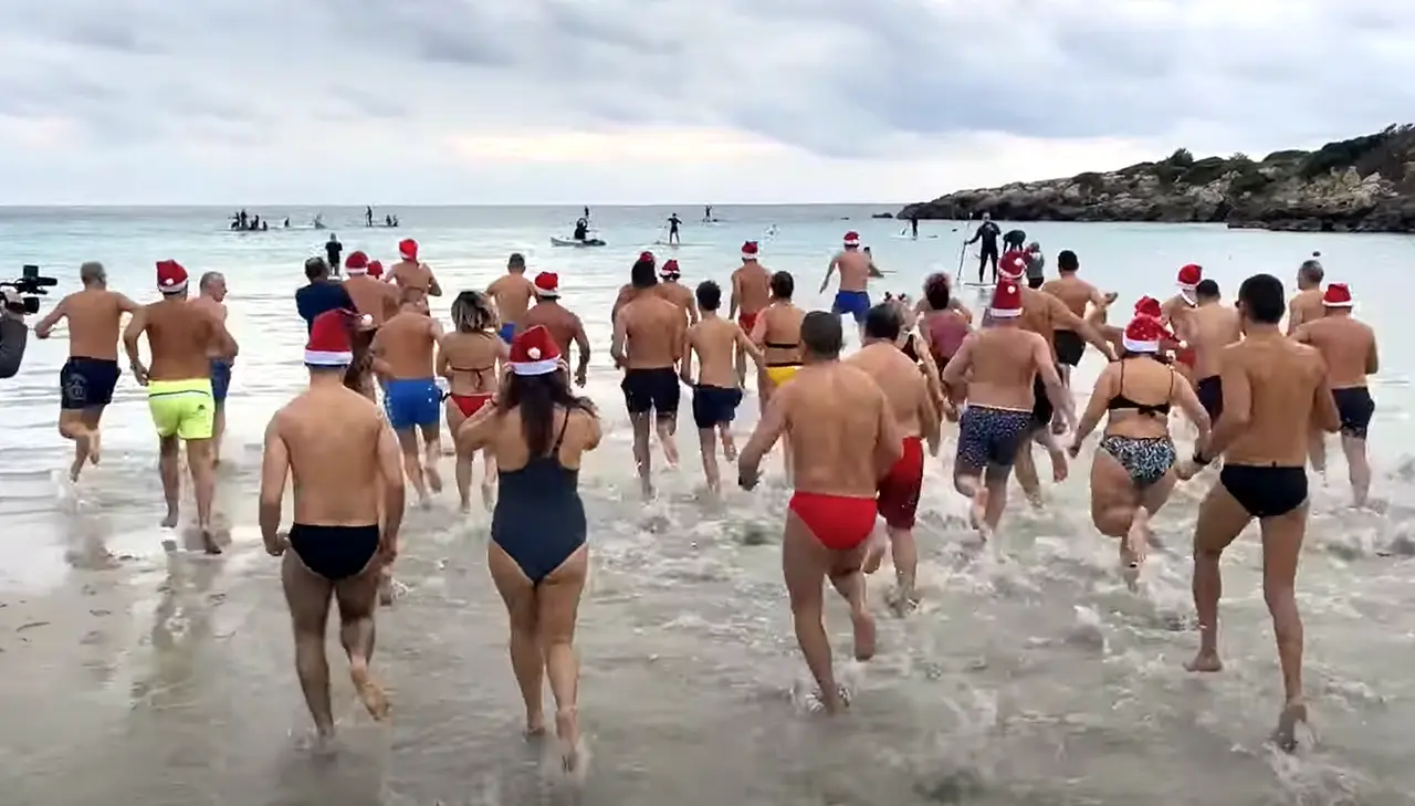 Gandoli: ultimo bagno dell'anno