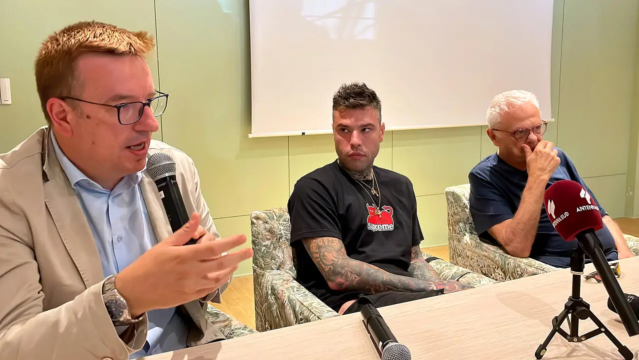 Valerio Cecinati, Fedez e Carlo Rienzi (foto Massimo Todaro)
