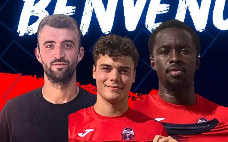 Toral, Togora e Giacomazzi (Novoli Calcio)