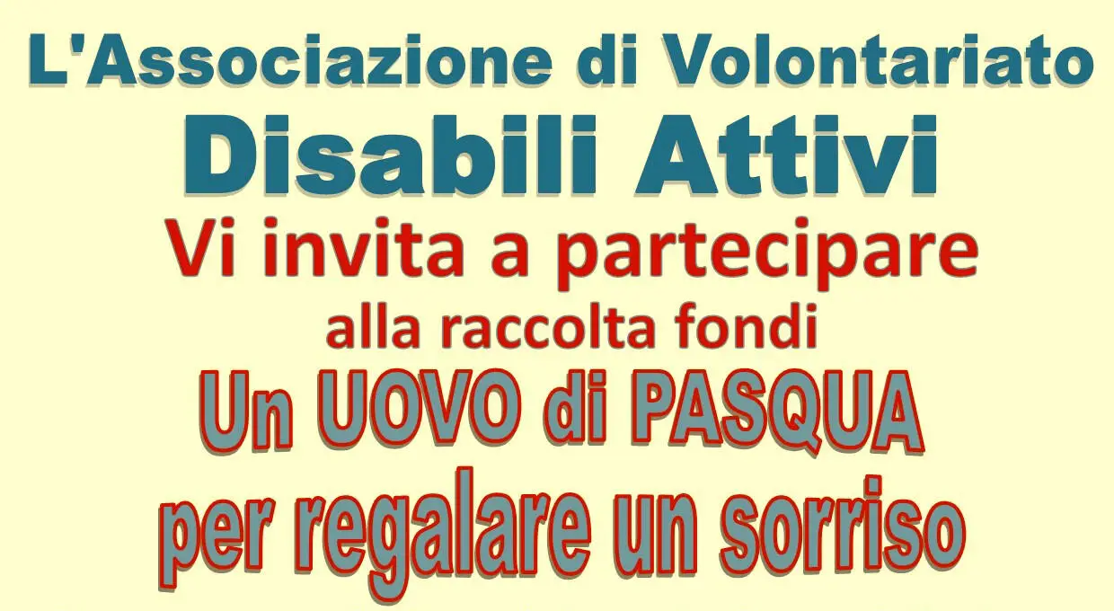 Taranto, raccolta fondi con uova di Pasqua per spiagge accessibili