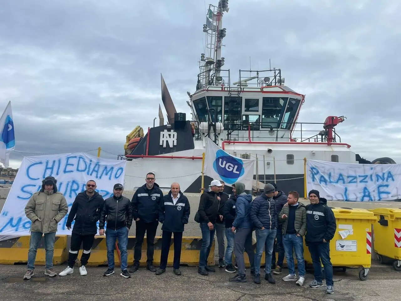 Taranto, seconda giornata di sciopero dei lavoratori UGL Mare