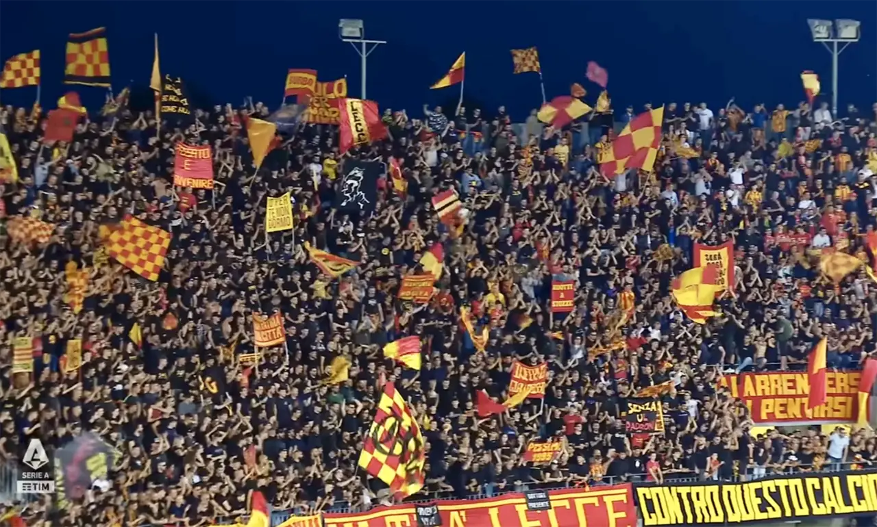 La curva del Lecce