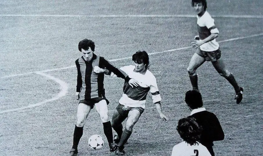 Renzo Rossi in Taranto-Catania 0-0 di Serie B del 12 aprile 1981