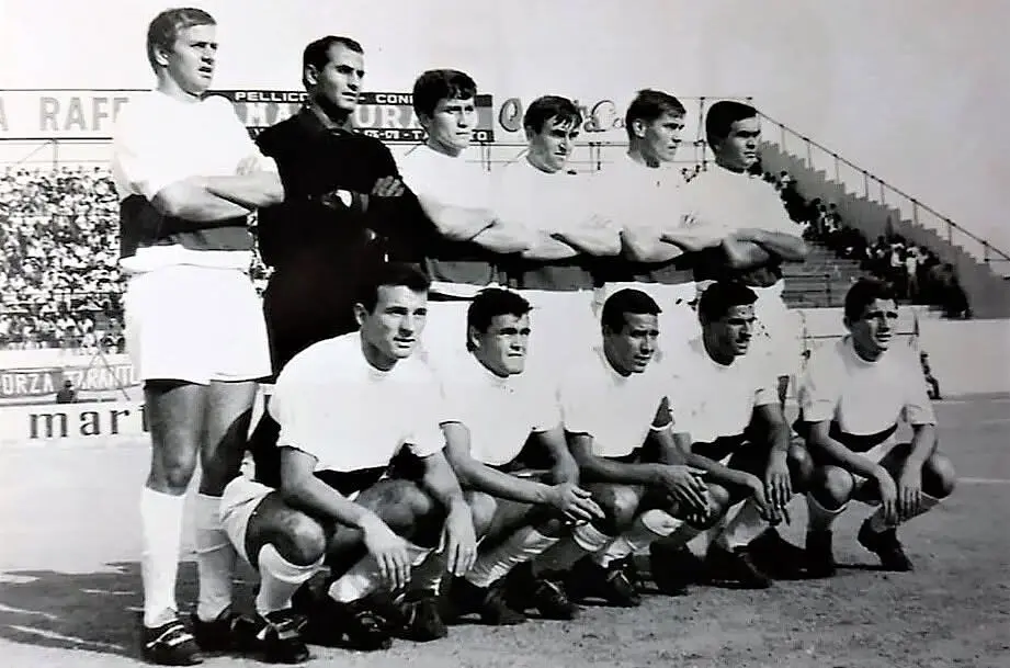 Il Trani sceso in campo al Salinella il 25 settembre 1966
