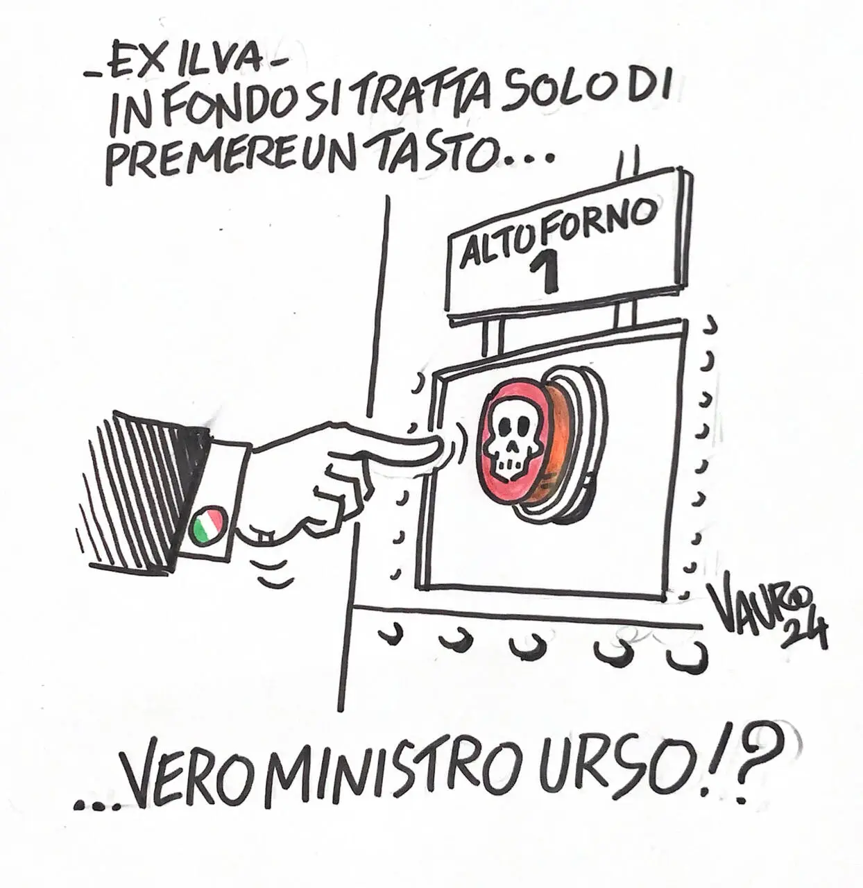 La vignetta di Vauro