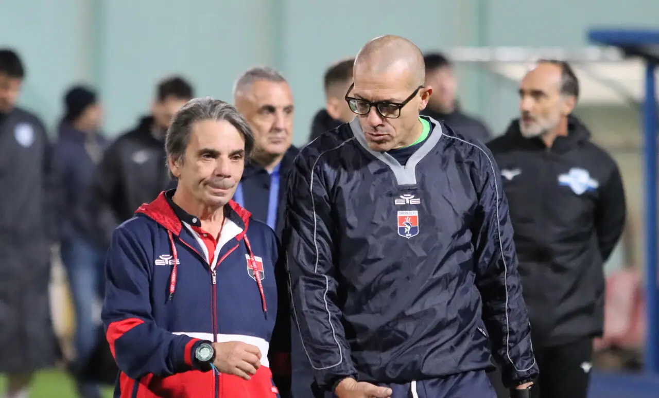 Ezio Capuano e Cosimo Zangla (foto Massimo Todaro)