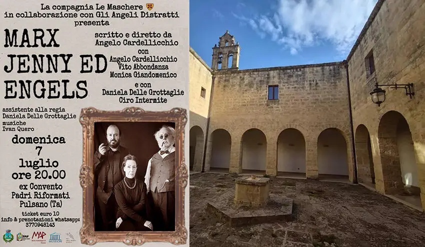 Pulsano Estate 2024: "Marx, Jenny ed Engels - Tour Experience"