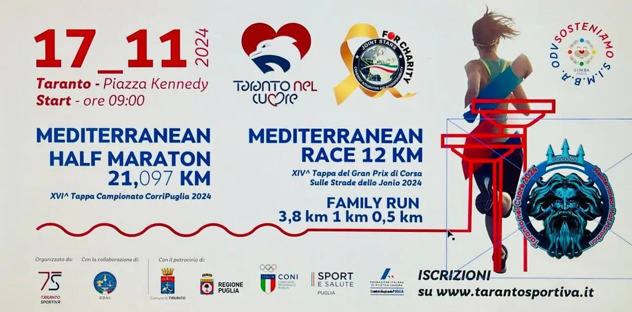 Taranto nel Cuore - Mediterranean Half Marathon