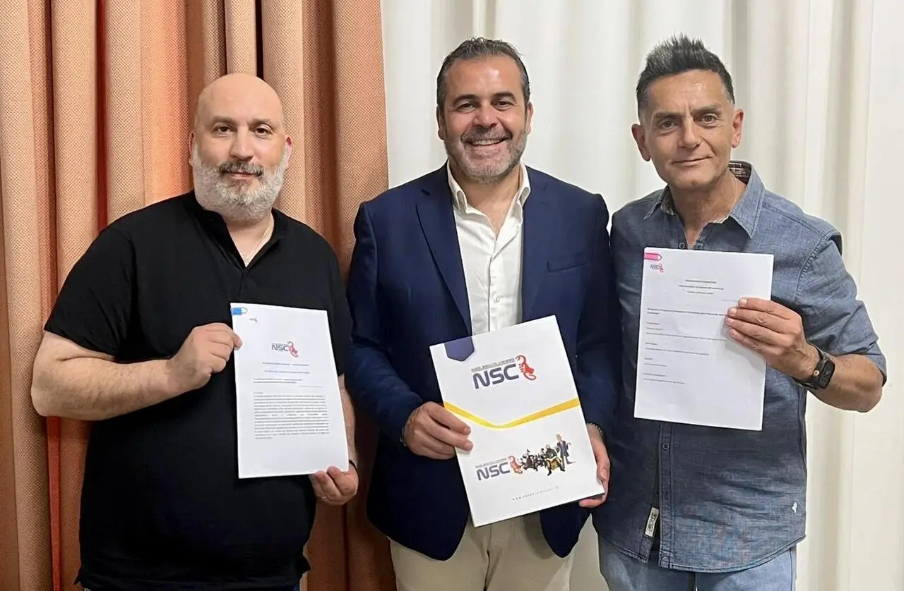 Da sx: Cataldo Demitri, Giovanni Maiorano e Natalino Leobono