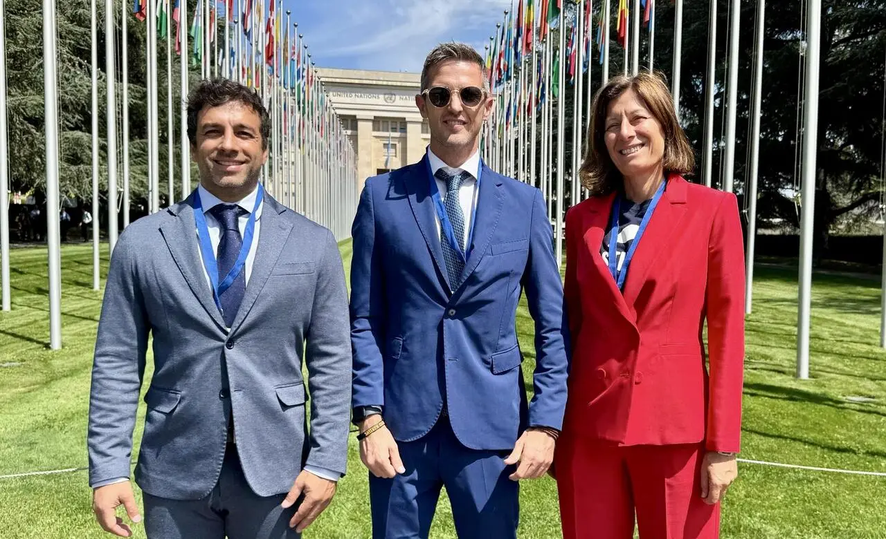 Da sx: Luca De Gaetano, Lorenzo Zitignani e Silvia Pettinicchio