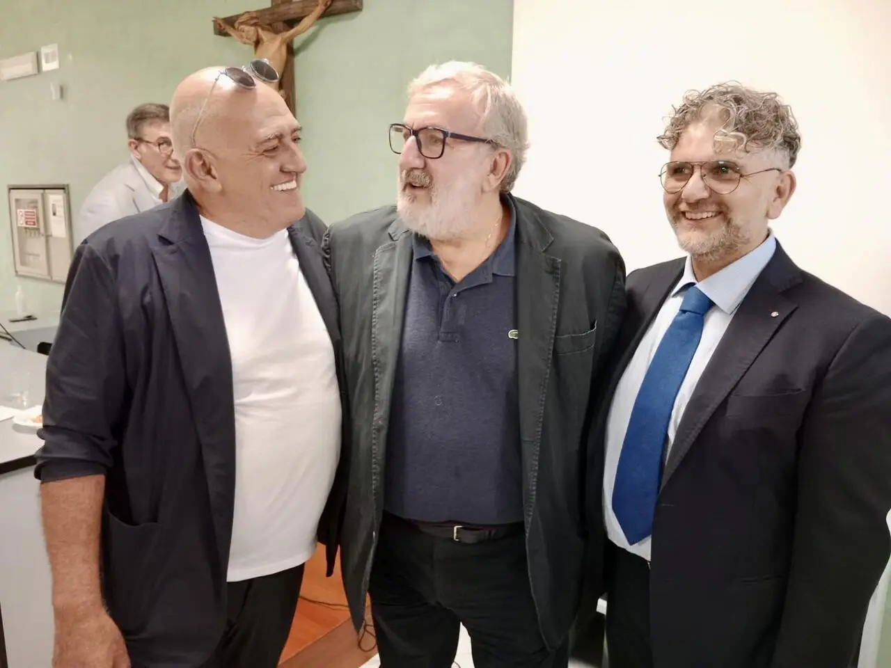 Vito Ventrella, Michele Emiliano, Ciccio Tiani
