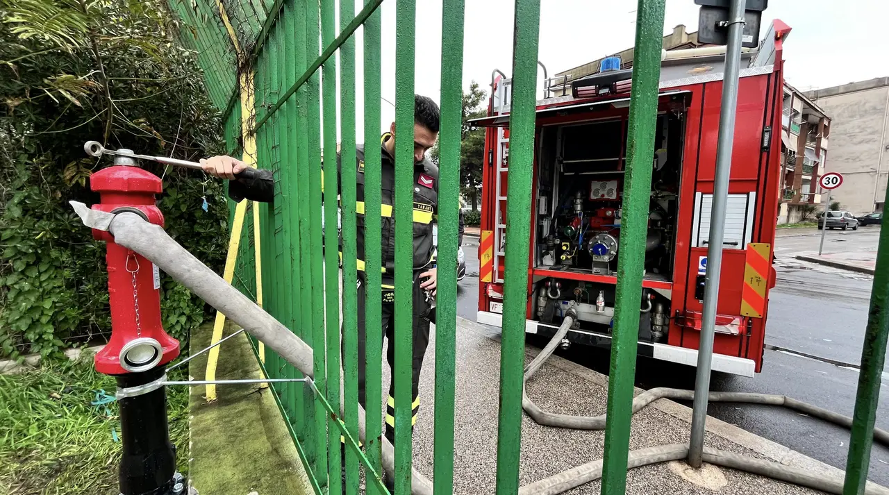 Lotta agli incendi, installato idrante nel quartiere Tamburi