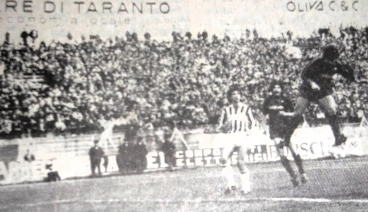 Il gol di Carmine Caricola in Taranto-Siena 1-0 del 1984