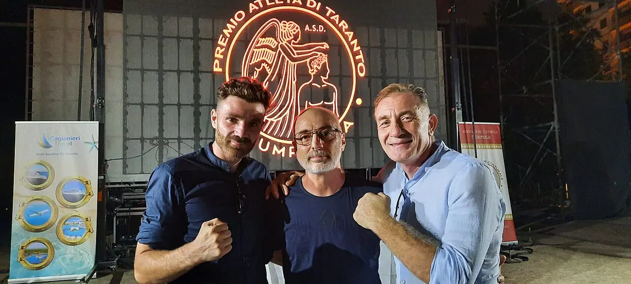 Da sx: Luigi Merico, Roberto De Lorenzo, Santo Merico
