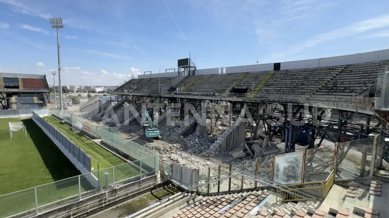 Stadio Erasmo Iacovone (foto Todaro/AntennaSud)