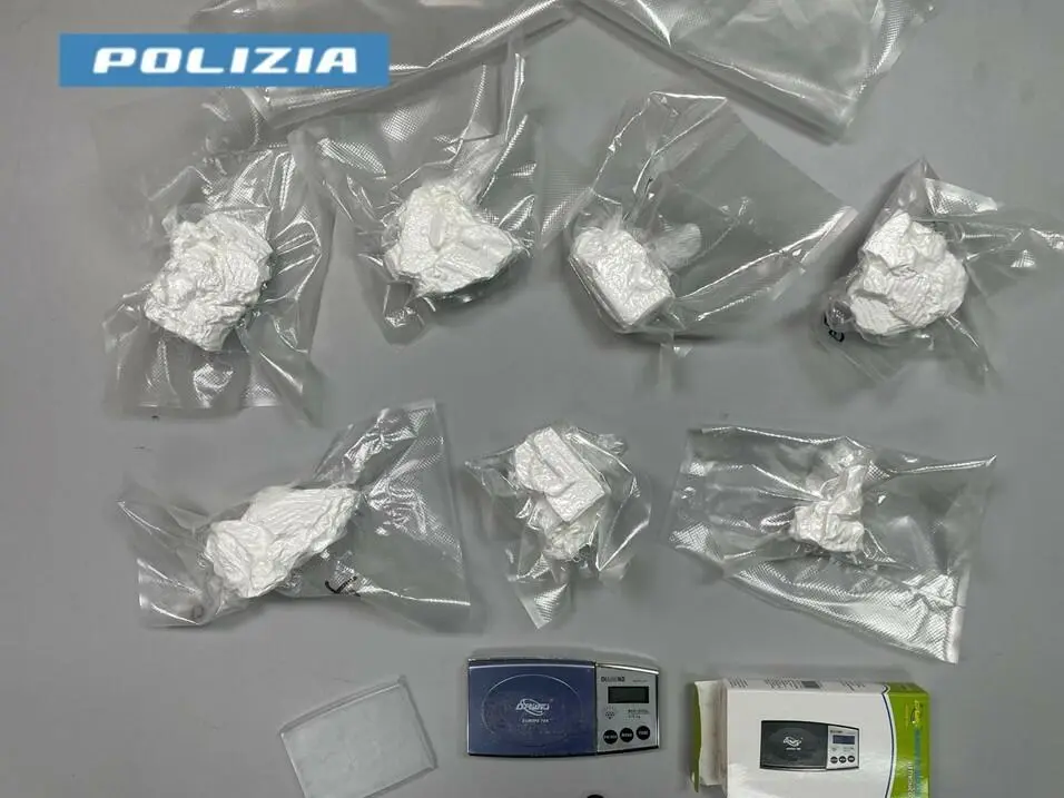 La cocaina sequestrata