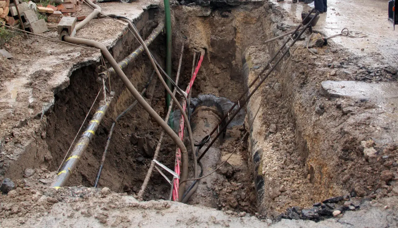 Lavori stradali - Impianto fognario