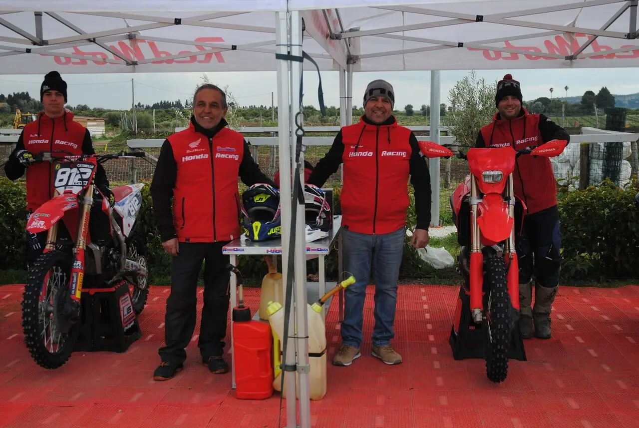 Catinello, Gugliotta e Rodolico (Honda) e D'Agostino