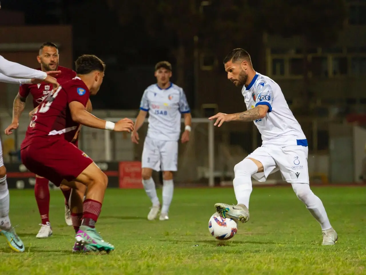 Russotto in azione a Trapani (foto Simona Amato)