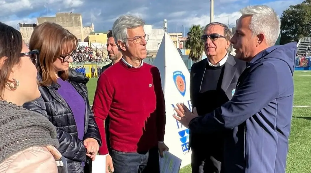 L'assessore Pavano con l'Ad Montagno e il presidente Ricci