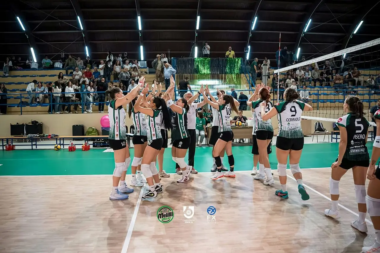 L'esultanza delle melillesi (Fx Sport Media)