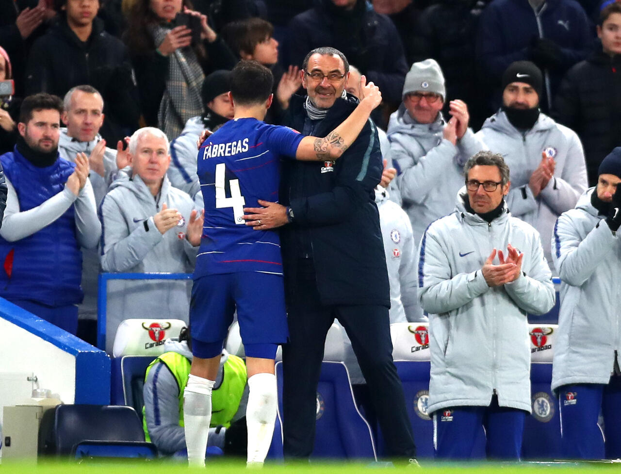 Sarri e Fabregas